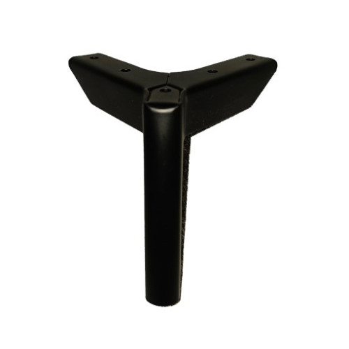 Matt Black Corner Metal Furniture Leg